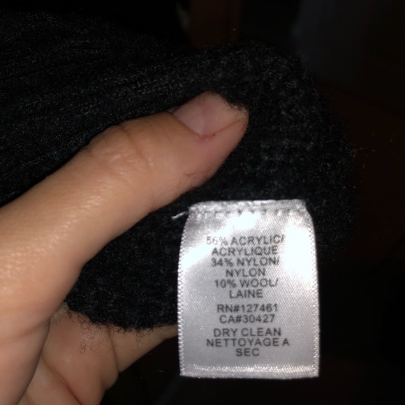 Wildfox Couture Sweater Black White Hearts - Picture 4 of 5